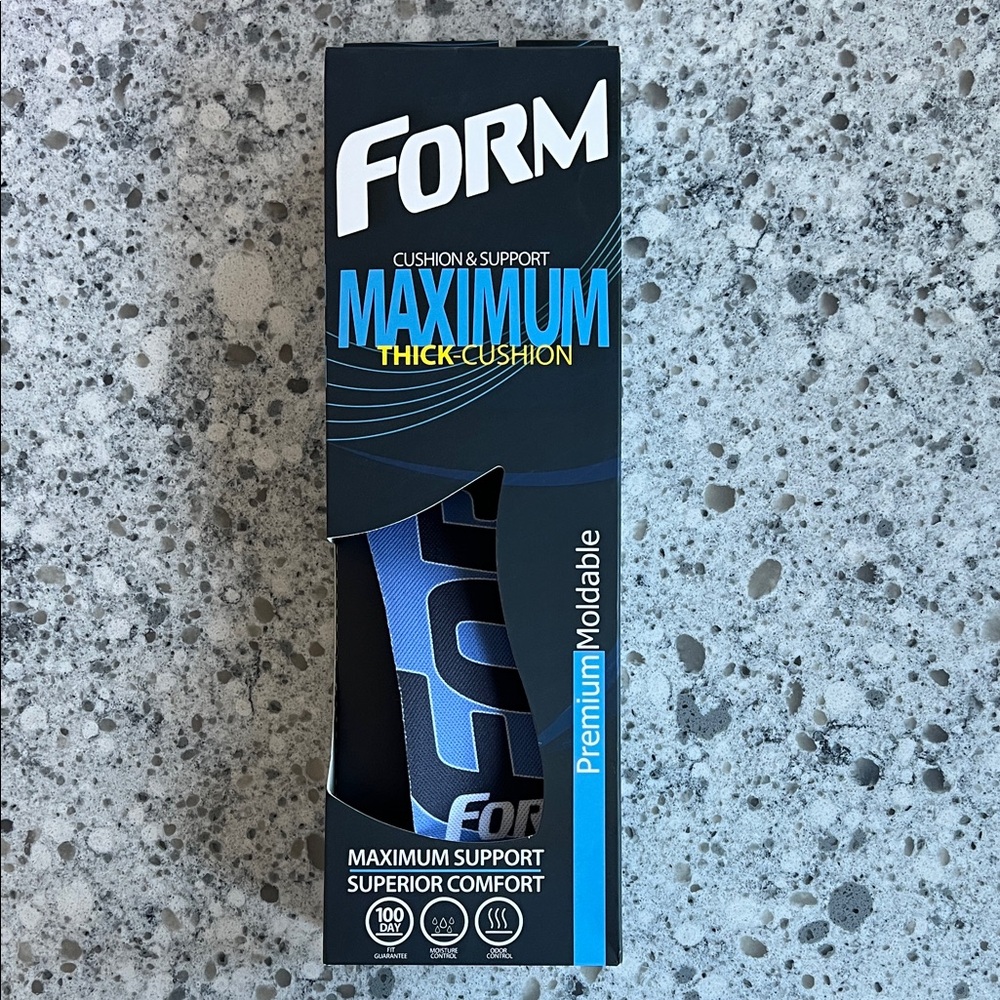 Form Maximum Support Insoles Men’s 10-10.5 Women 11.5